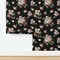 Moody Floral Large Scale Floral Dramatic Roses Oil Painting Look Romantic Gothic Custom Removable Wallpaper by Spoonflower Peel & Stick Wallpaper 2FT Wide